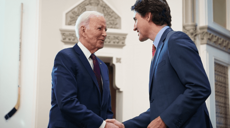 US President Joe Biden with Canada's Prime Minister Justin Trudeau. Photo Credit: Prime Minister of Canada