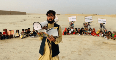 Matiullah Wesa, Afghan educational activist. Photo Credit: VOA