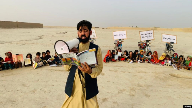 Matiullah Wesa, Afghan educational activist. Photo Credit: VOA