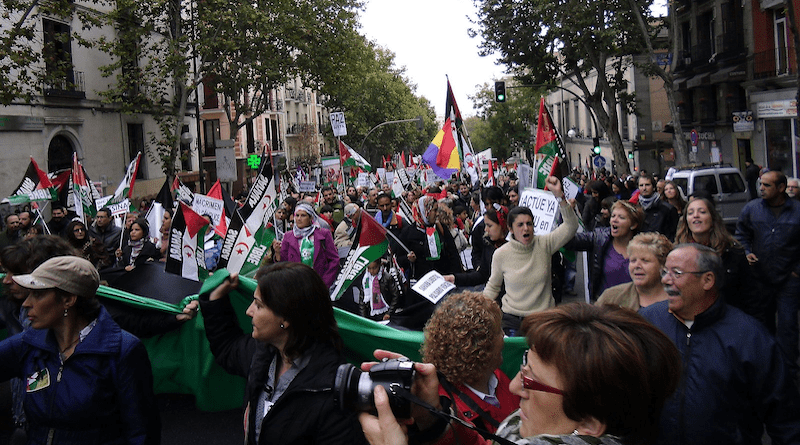 File photo of Western Sahara protests in Madrid, Spain. Photo Credit: Cristianrodenas, Wikipedia Commons