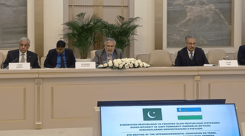 The 8th Session of Pakistan-Uzbekistan Inter-governmental Commission (IGC) on Trade-Economic and Scientific-Technical Cooperation held in Uzbekistan. Photo Credit: Government of Pakistan Ministry of Economic Affairs