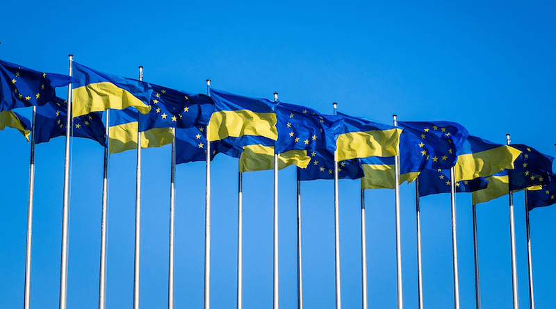 Ukraine Eu European Parliament Flags European Union