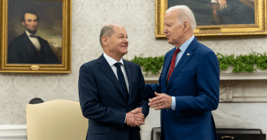 Germany's Chancellor Olaf Scholz with US President Joe Biden. Photo Credit: White House