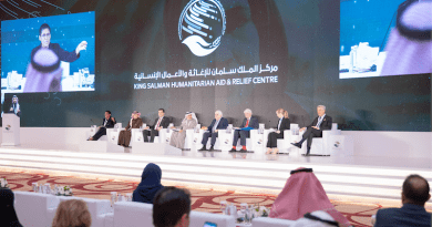 A session at the 3rd Riyadh International Humanitarian Forum in Saudi Arabia. Photo Credit: RIHF