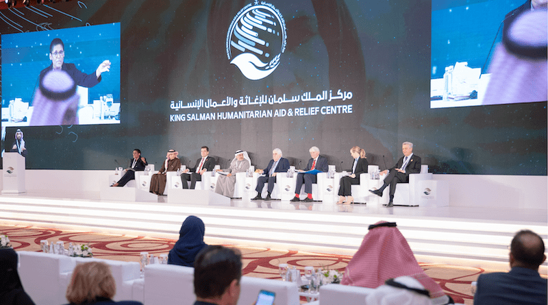 A session at the 3rd Riyadh International Humanitarian Forum in Saudi Arabia. Photo Credit: RIHF