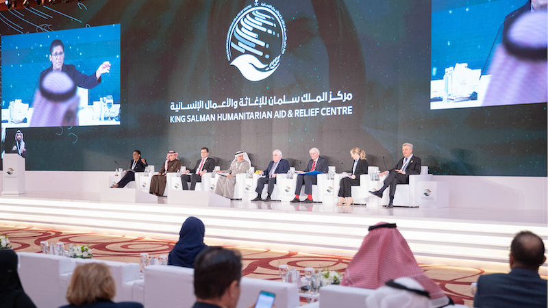 A session at the 3rd Riyadh International Humanitarian Forum in Saudi Arabia. Photo Credit: RIHF