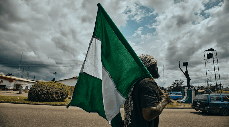 Nigeria Flag Man