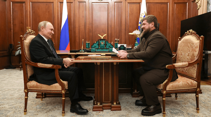 Russia's President Vladimir Putin with the Head of the Chechen Republic Ramzan Kadyrov. Photo Credit: Kremlin.ru