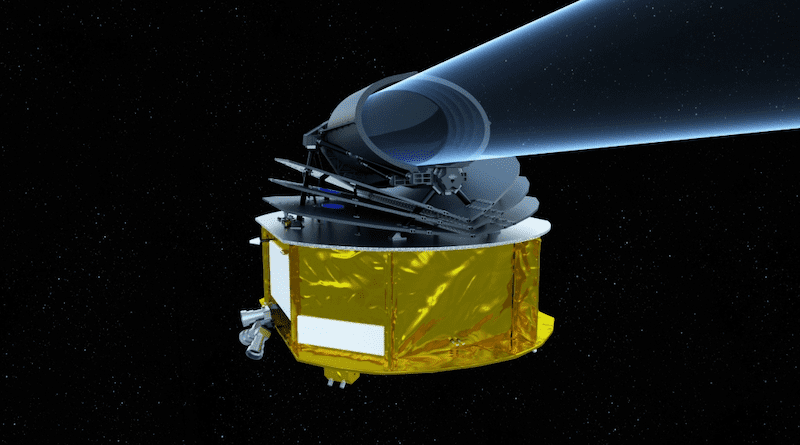 Artist’s impression of Ariel. Image Credit: ESA/STFC RAL Space/UCL/UK Space Agency/ ATG Medialab