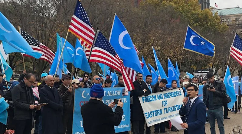 Uyghurs rally in Washington, DC Photo Credit: The East Turkistan Government-in-Exile (ETGE)