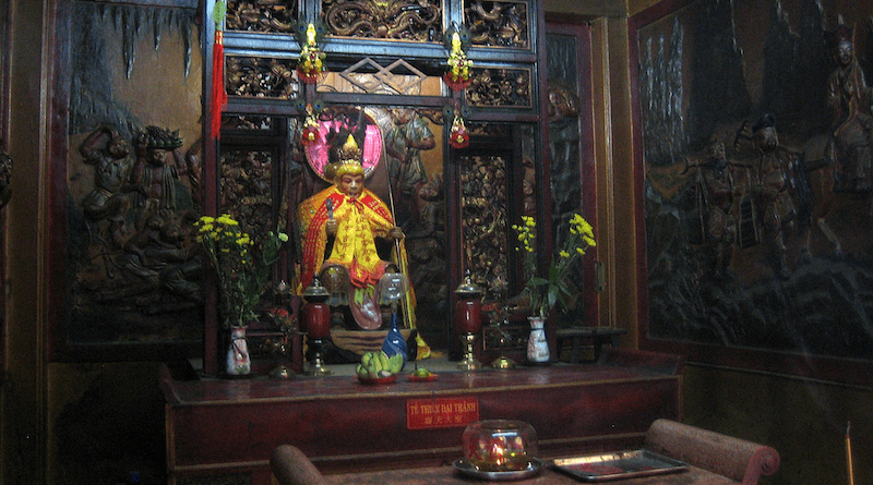Sun Wukong's shrine at Thien Hau Temple, Ho Chi Minh City, Vietnam. Photo Credit: Prince Roy, Wikipedia Commons