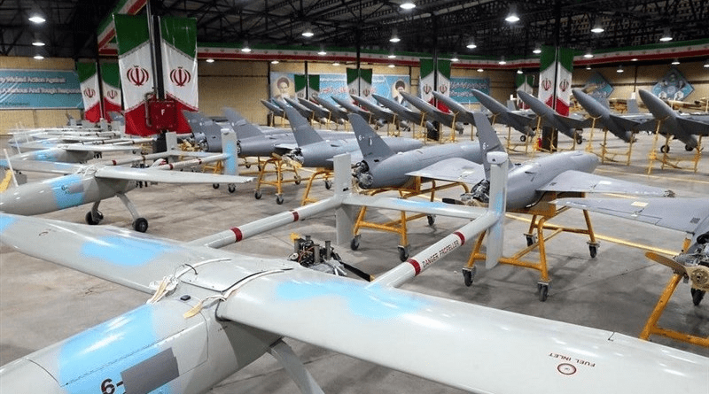 Iranian drones. Photo Credit: Tasnim News Agency