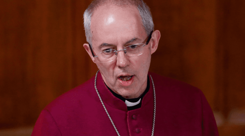 Archbishop Justin Welby, Primate of the Anglican Communion Photo Credit: Vatican News