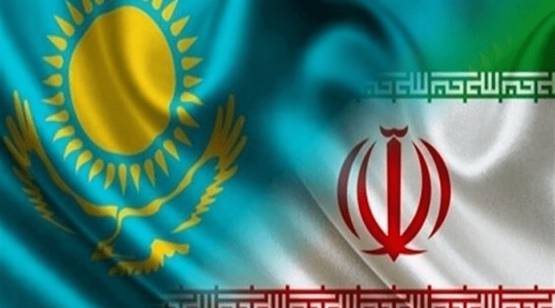 Flags Kazakhstan Iran