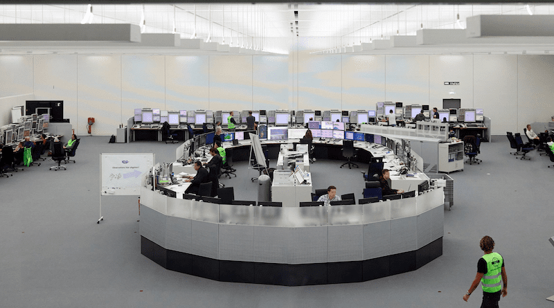 Munich control center of DFS, the German air navigation service provider, manages flights in its airspace in southern Germany, one of the busiest and most complex regions in Europe, with the latest version of the state-of-the-art iCAS system. Photo Credit: Indra
