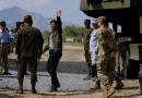 Philippine President Ferdinand Marcos Jr. waves after inspecting a weapons system at a military base in San Antonio, Zambales province, Philippines, April 26, 2023. Photo Credit: Jason Gutierrez/BenarNews