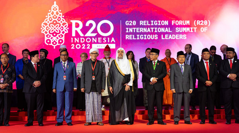 The R20, or Religion of Twenty, held on the sidelines of the G20 Summit in Bali, Indonesia. Photo Credit: Muslim World League
