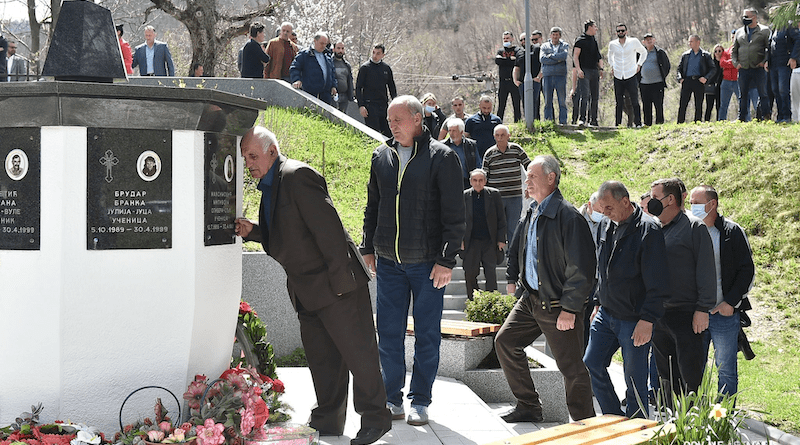 Commemoration of the NATO bombing victims in Murino. Photo: Government of Montenegro.