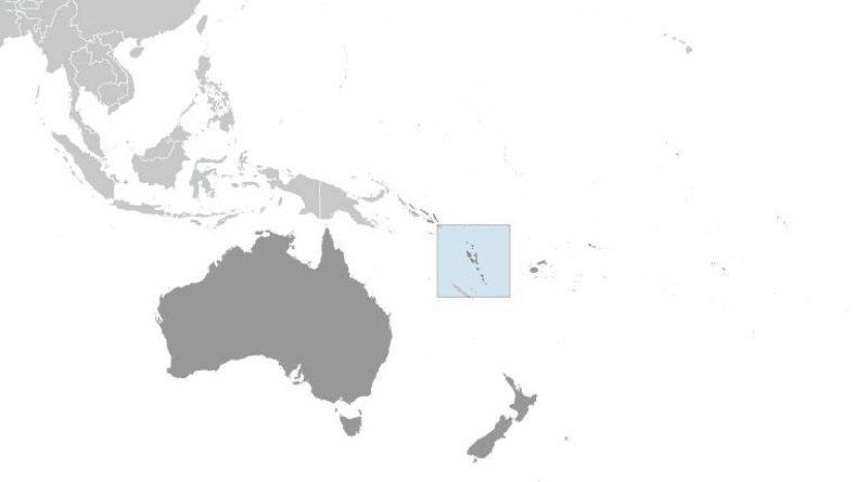 Location of Vanuatu. Credit: CIA World Factbook