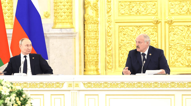 Russia's President Vladimir Putin with President of Belarus Alexander Lukashenko. Photo Credit: Kremlin.ru