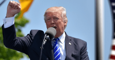 Donald Trump file photo fist