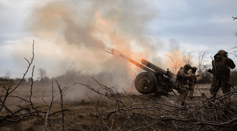 Ukrainian artillery in action in the Kharkiv region. (AN photo by Mykhaylo Palinchak)