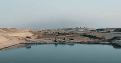 Construction of the Qush Tepa canal in north of Afghanistan. Photo Credit: Screenshot FDPM_AFG YouTube video