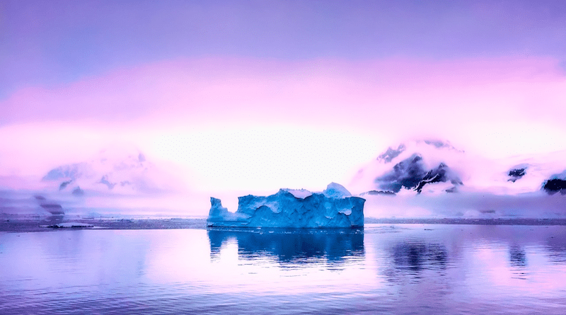 Antarctica Mountains Sunrise Sea Ocean Reflection