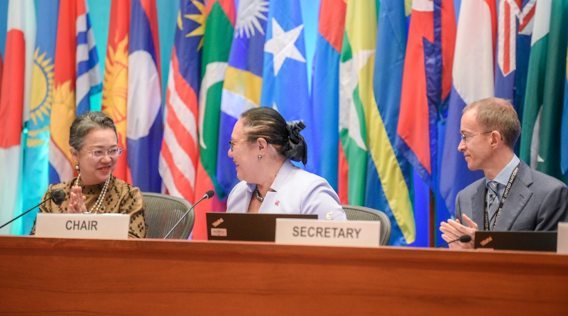 Economic and Social Commission for Asia and the Pacific (ESCAP) meeting. Photo Credit: ESCAP Photo / Cory Wright