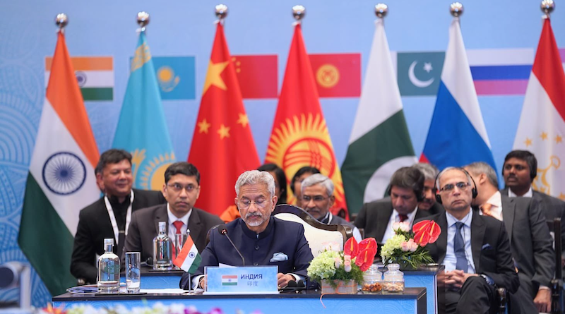 India's Foreign Minister S. Jaishankar at the Shanghai Cooperation Organisation meeting in Goa. Photo Credit: India Foreign Ministry