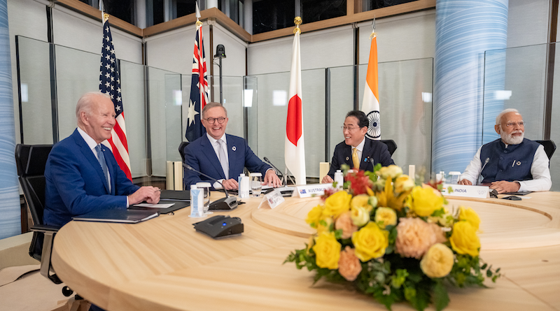 US President Joe Biden with Australia's Prime Minister Anthony Albanese, Japan's Prime Minister Fumio Kishida and India's Prime Minister Narendra Modi. Photo Credit: The White House