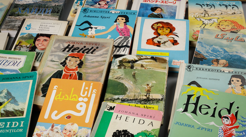 The Johanna Spyri Archive collection contains over 600 foreign-language "Heidi" editions in more than 40 languages. (Johanna Spyri-Archiv, @Naomi Wenger)