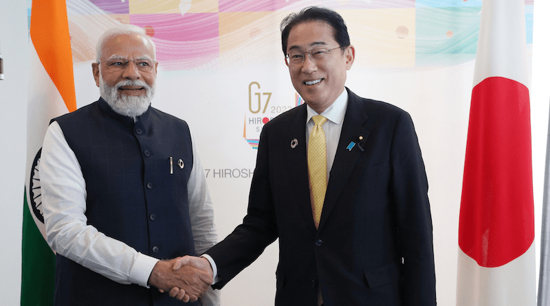 India's PM Narendra Modi in a bilateral meeting with the Prime Minister of Japan, Mr. Kishida Fumio, in Hiroshima, Japan. Photo Credit: India Prime Minister Office