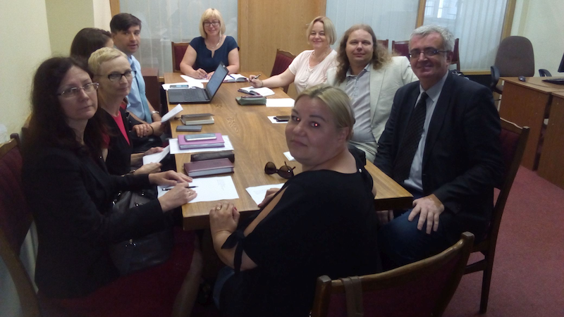 ©Copyright Sabahudin Hadžialić. Prof. Hadžialić with colleagues from Kaunas Faculty, Vilnius University, Kaunas, Lithuania during one of the cooperation sessions, back in 2017.