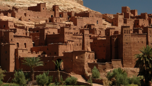 Kasbat Ait Ben Haddou in southern Morocco. Photo Credit: Maureen, Wikipedia Commons
