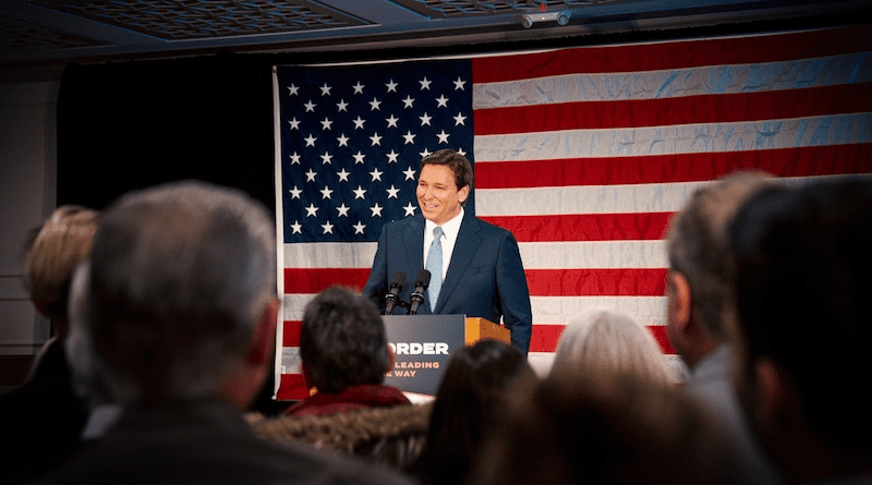 Florida Gov. Ron DeSantis. Photo Credit: Author unknown, Twitter, Wikipedia Commons