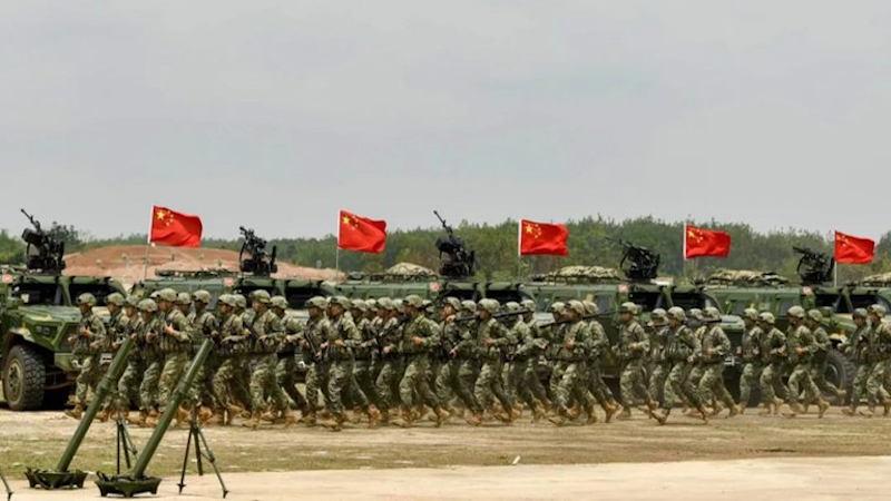 Chinese and Lao troops wrapping up the Friendship Shield 2023 joint exercise in Laos, May 26, 2023. Credit: PLA’s Southern Theater Command