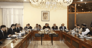 The fifth China-Afghanistan-Pakistan Foreign Ministers’ Dialogue attended by China's State Councilor and Foreign Minister Qin Gang, Pakistan's Foreign Minister Bilawal Bhutto Zardari, and Acting Foreign Minister of the Afghanistan Interim Government Amir Khan Muttaqi. Photo Credit: China's Foreign Ministry