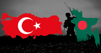 Turkey Bangladesh flags military