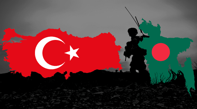 Turkey Bangladesh flags military