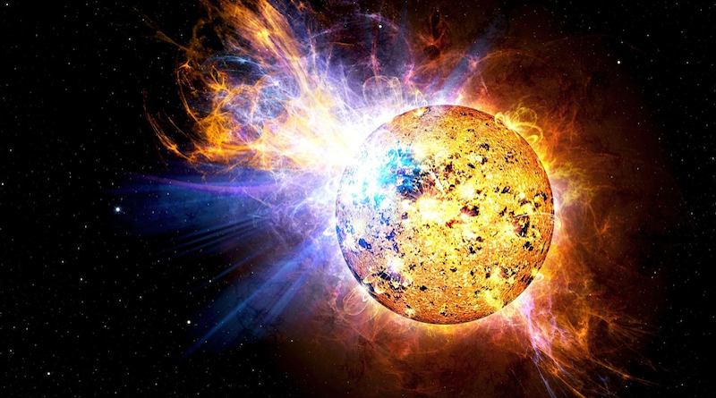 solar flare sun astronomy