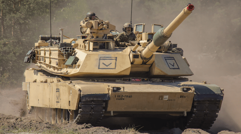 An M1 Abrams tank. Photo Credit: Army Sgt. 1st Class Theresa Gualdarama, National Guard