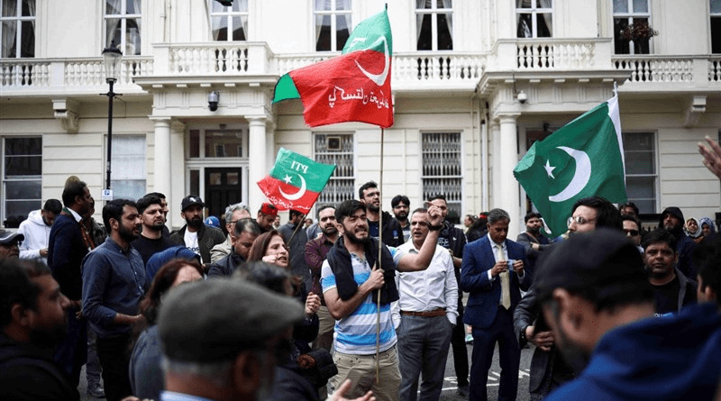 Protest in Pakistan. Photo Credit: Tasnim News Agency