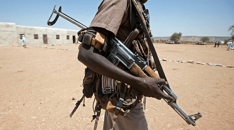 File photo of a gunman in Darfur, Sudan. Photo Credit: Albert González Farran / UNAMID