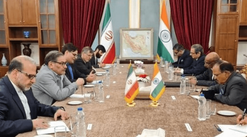 Officials from Iran and India meet. Photo Credit: Tasnim News Agency