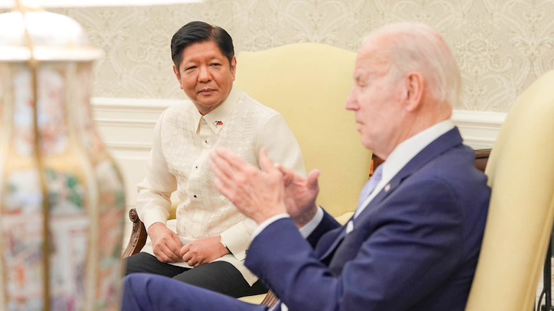 Philippine President Ferdinand Marcos Jr with US President Joe Biden. Photo Credit: Philippine government
