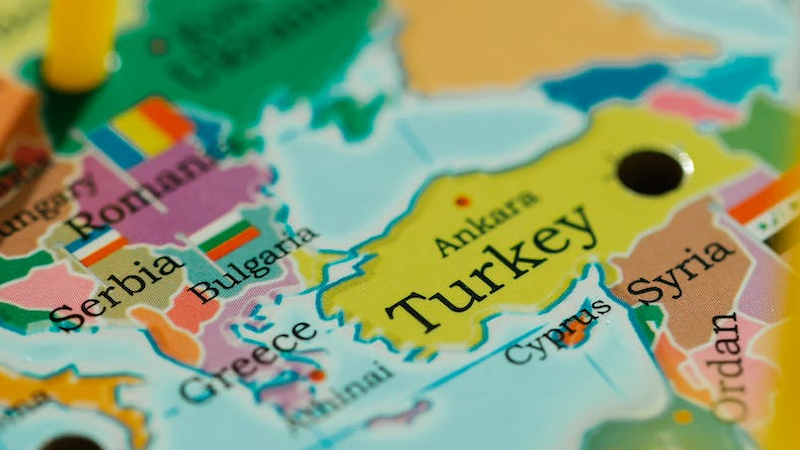 map turkey syria Greece Cyprus