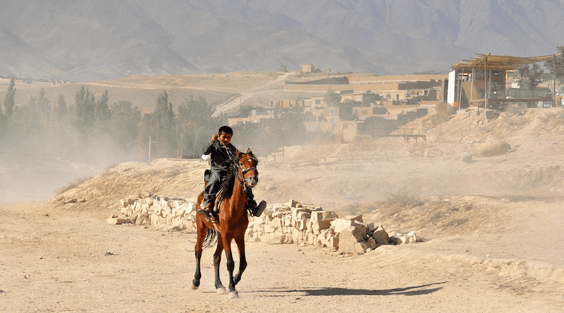 Afghanistan Boy Child Horse Desert