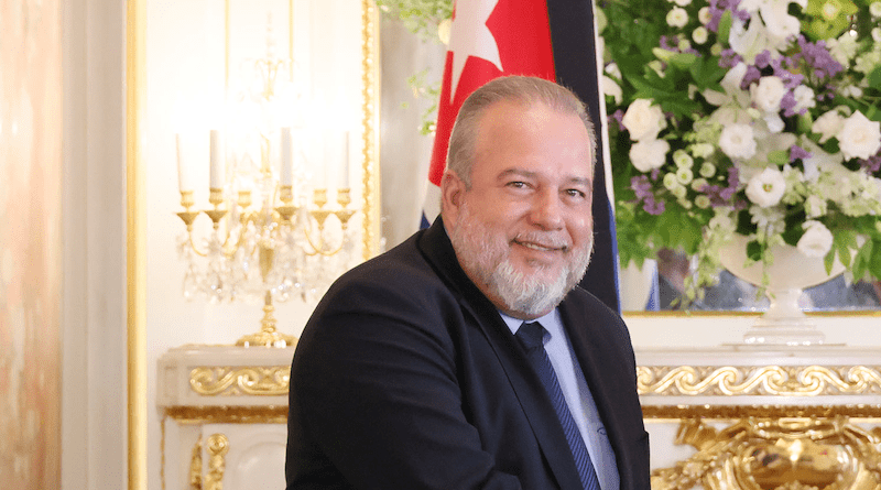 Cuba's Prime Minister Manuel Marrero Cruz. Photo Credit: Japan PM Office, photo cropped