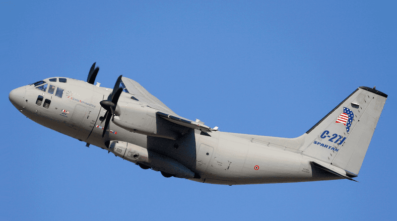 Example of an Italian Air Force C-27J Spartan. Photo credit: Konstantin von Wedelstaedt, Wikipedia Commons